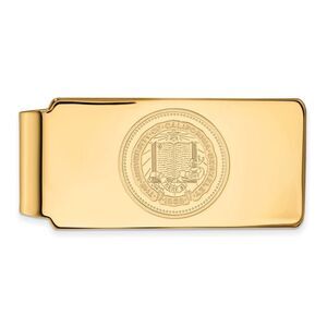 14k Yellow Gold U of California Berkeley Crest Money Clip